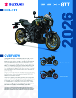 Suzuki GSX-8TT - Overview 2026